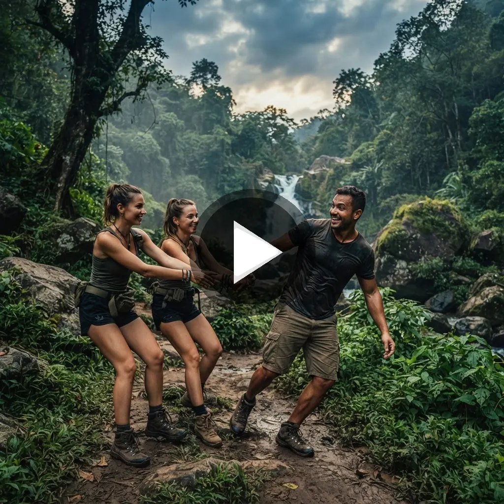 3 Eastern European Women Took a Brazilian Man to a Hidden Jungle Waterfall — You Won't Believe Why