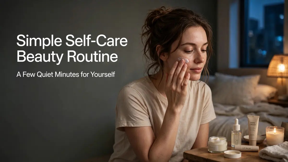 How to Create a Simple Self-Care Beauty Routine at Home