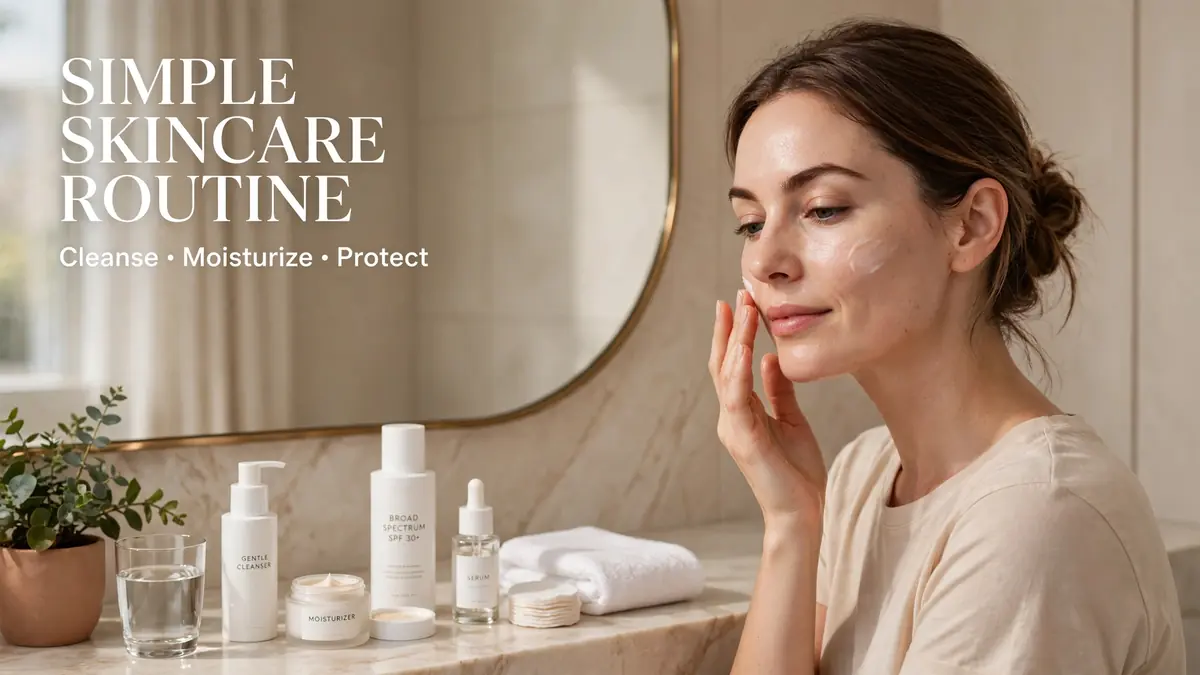 How to Build a Simple Skincare Routine for Healthy-Looking Skin