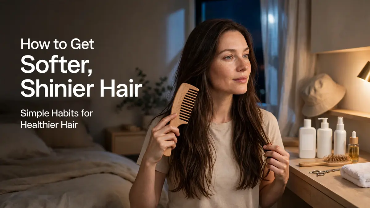8 Easy Haircare Habits for Softer, Shinier, Healthier-Looking Hair